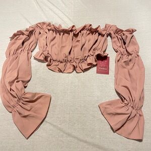 Verdusa Ruffle Crop Tops